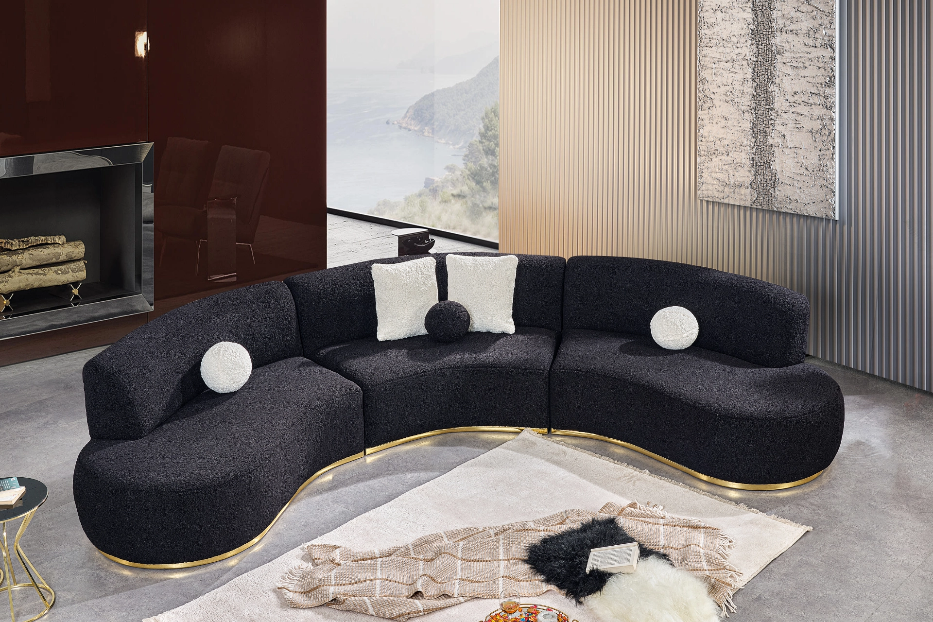 FASULYE LUXURY ÜÇ MODÜLLÜ KANEPE